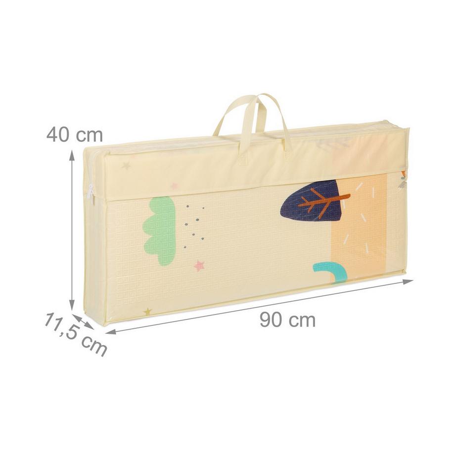 Northio Faltbare Spielmatte Tiere und Straße  