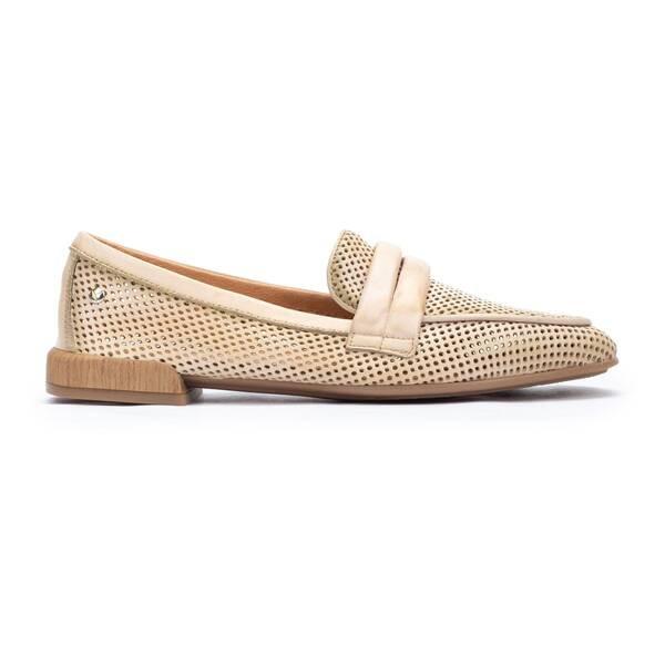 Image of Almeria - Leder Loafer Damen Beige 41