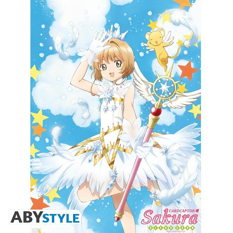 Abystyle Poster - À plat - Card Captor Sakura - Sakura & sceptre  