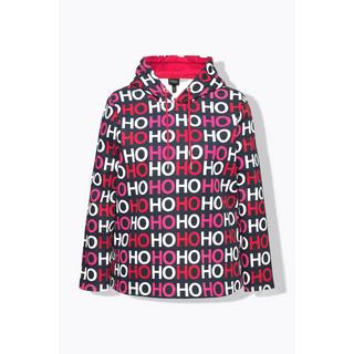 Ulla Popken  Maglia classica con "Ho-Ho-Ho", cappuccio e maniche lunghe 