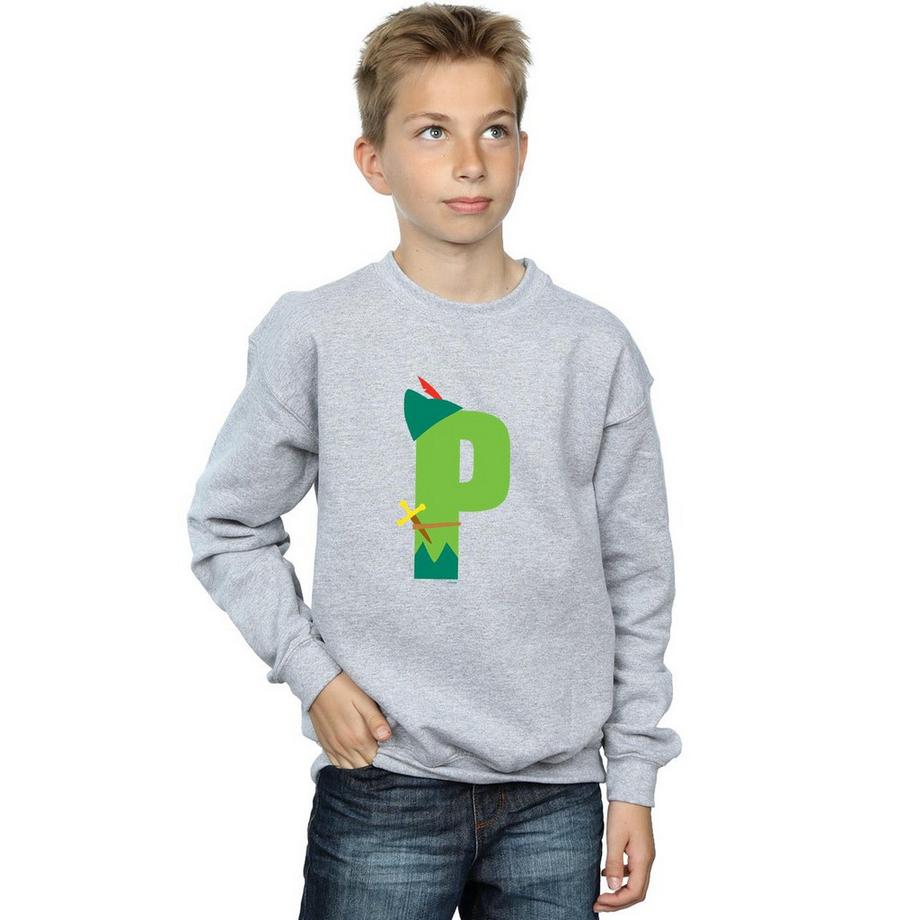 Disney  Alphabet P Is For Peter Pan Sweatshirt 