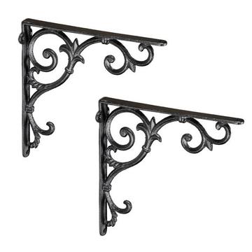 2er Set Regalträger im Vintage-Look