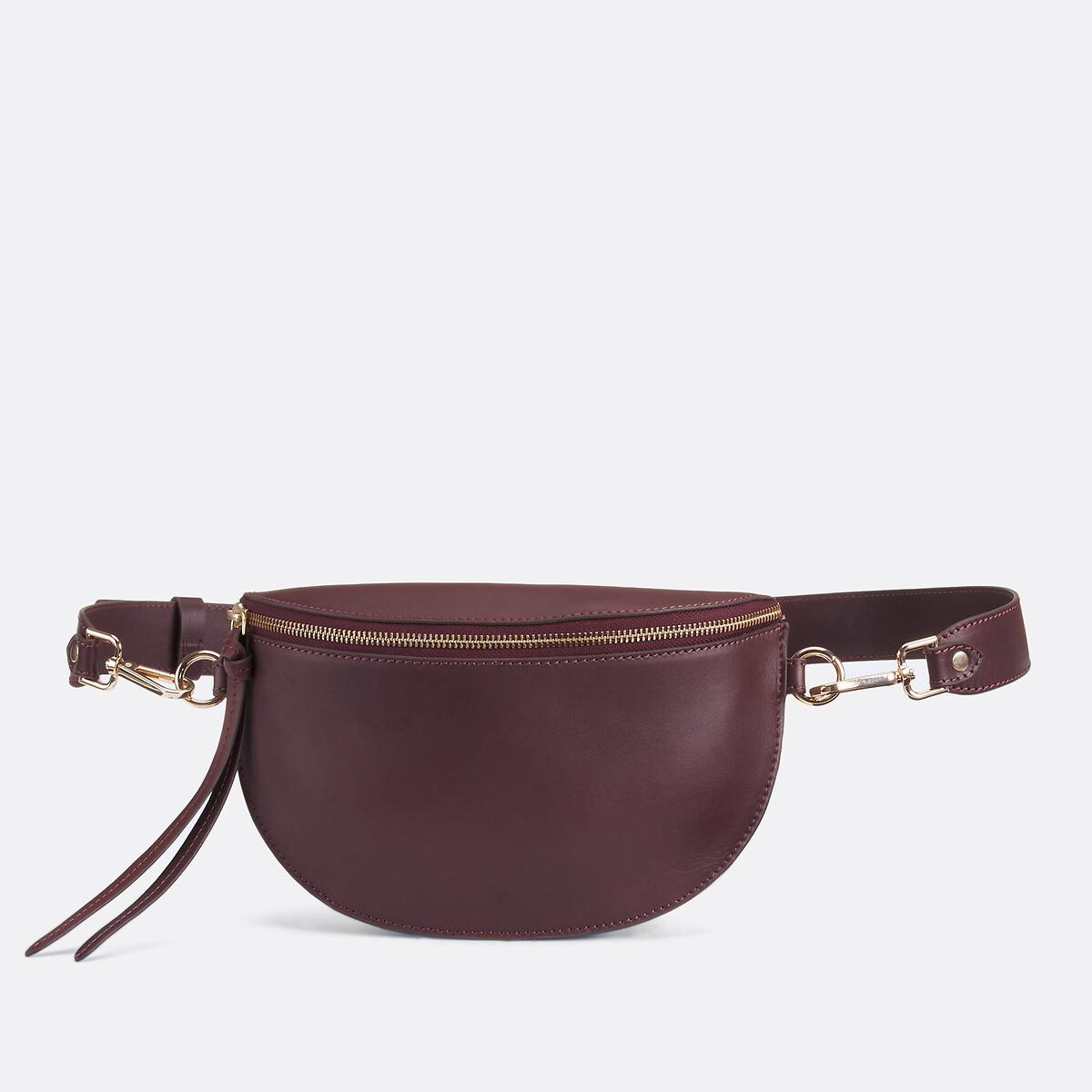 La Redoute Collections Borsa a banana in pelle  