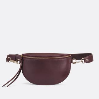 La Redoute Collections Borsa a banana in pelle  