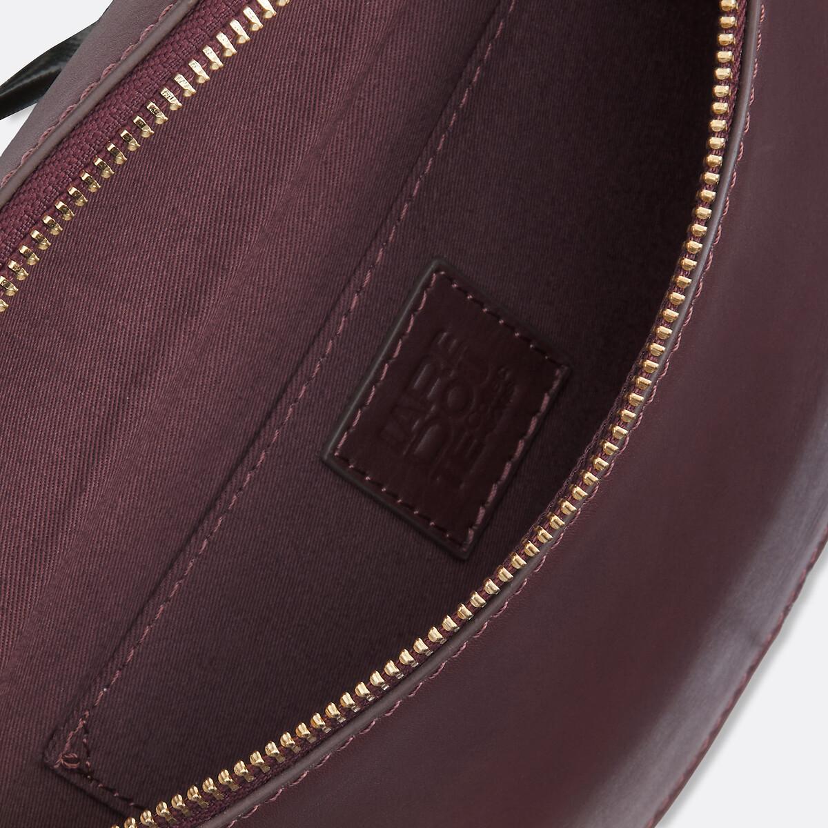 La Redoute Collections Borsa a banana in pelle  