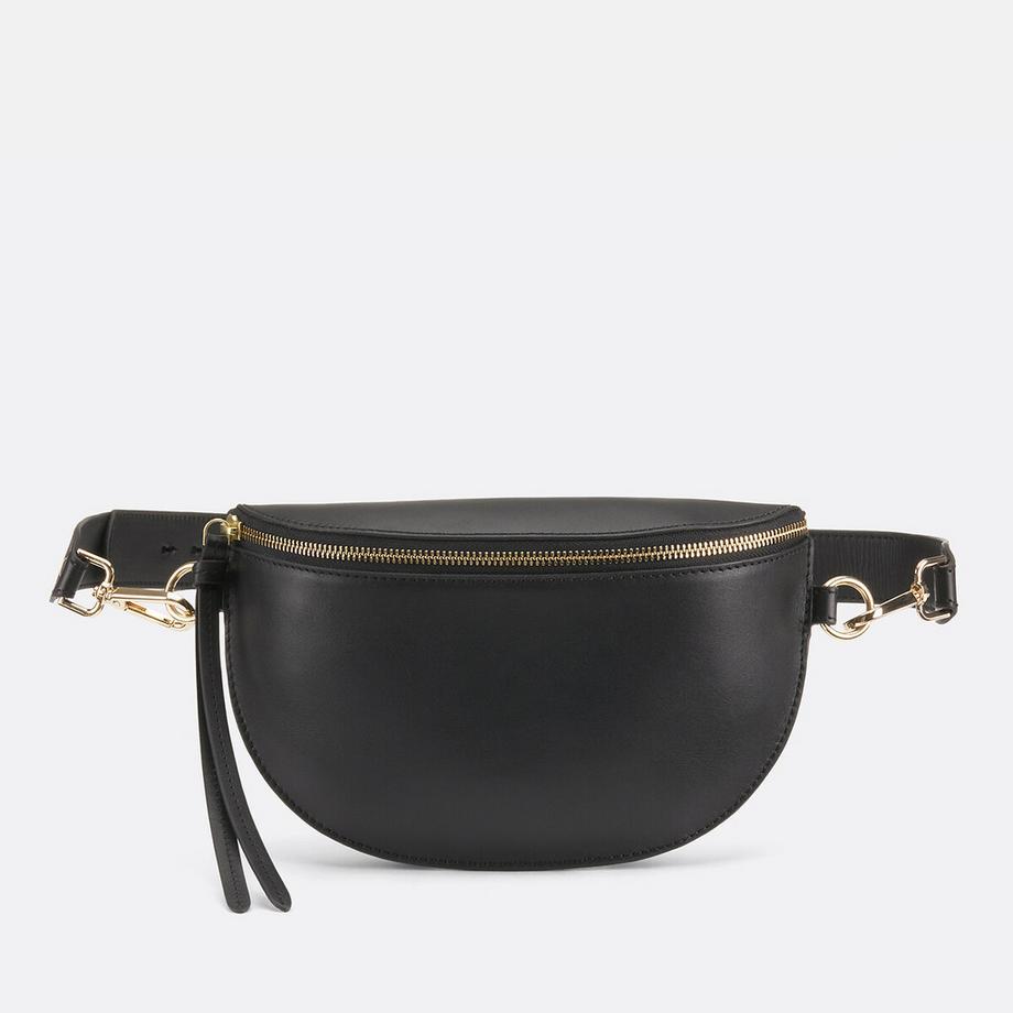 La Redoute Collections Borsa a banana in pelle  