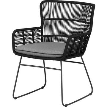 Jardin Fauteuil Grace anthracite