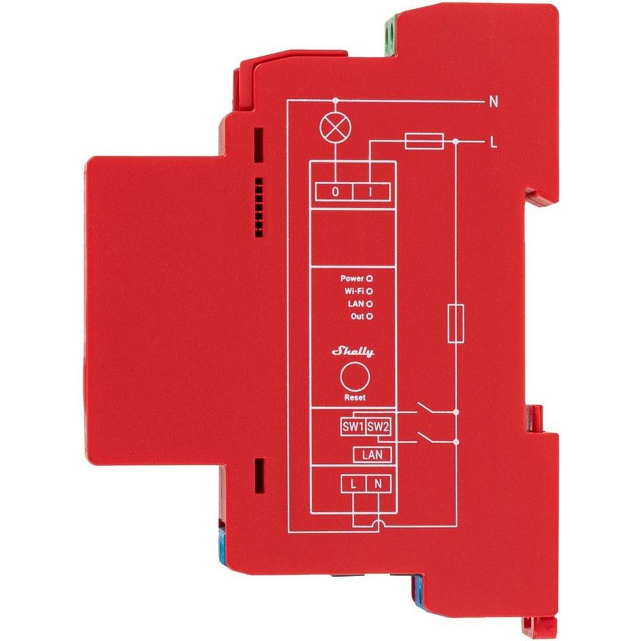 Shelly  WLAN-Schaltaktor  Pro 1PM mit Leistungsmessung 