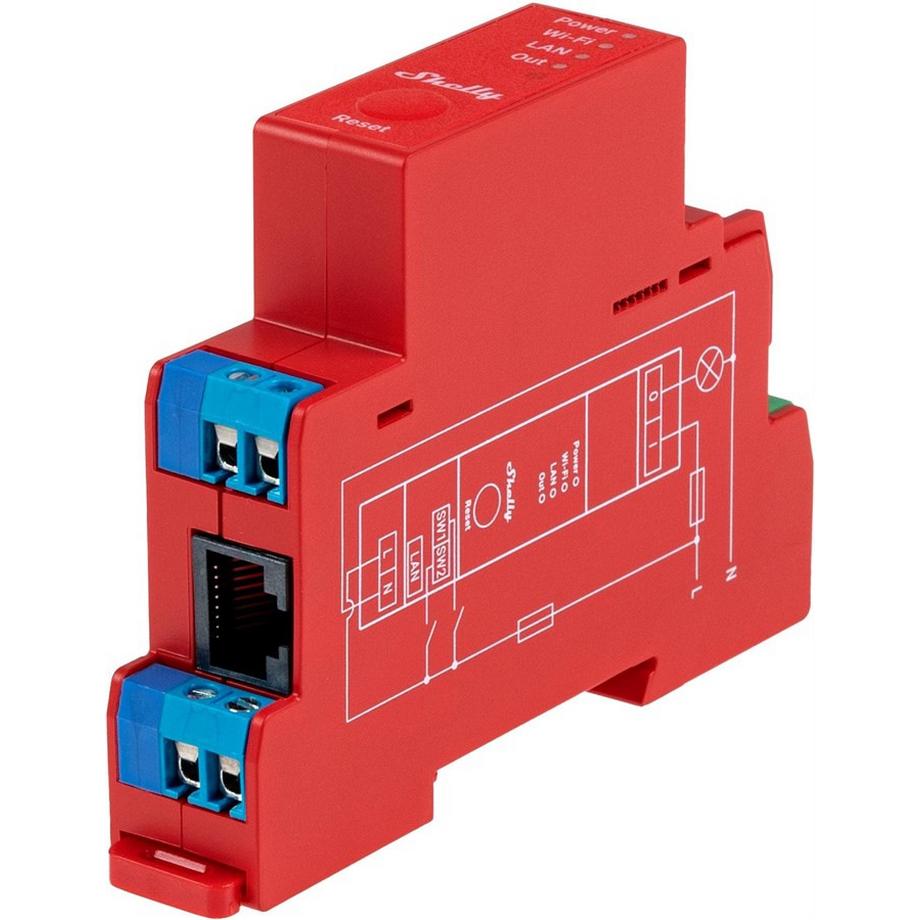 Shelly  WLAN-Schaltaktor  Pro 1PM mit Leistungsmessung 