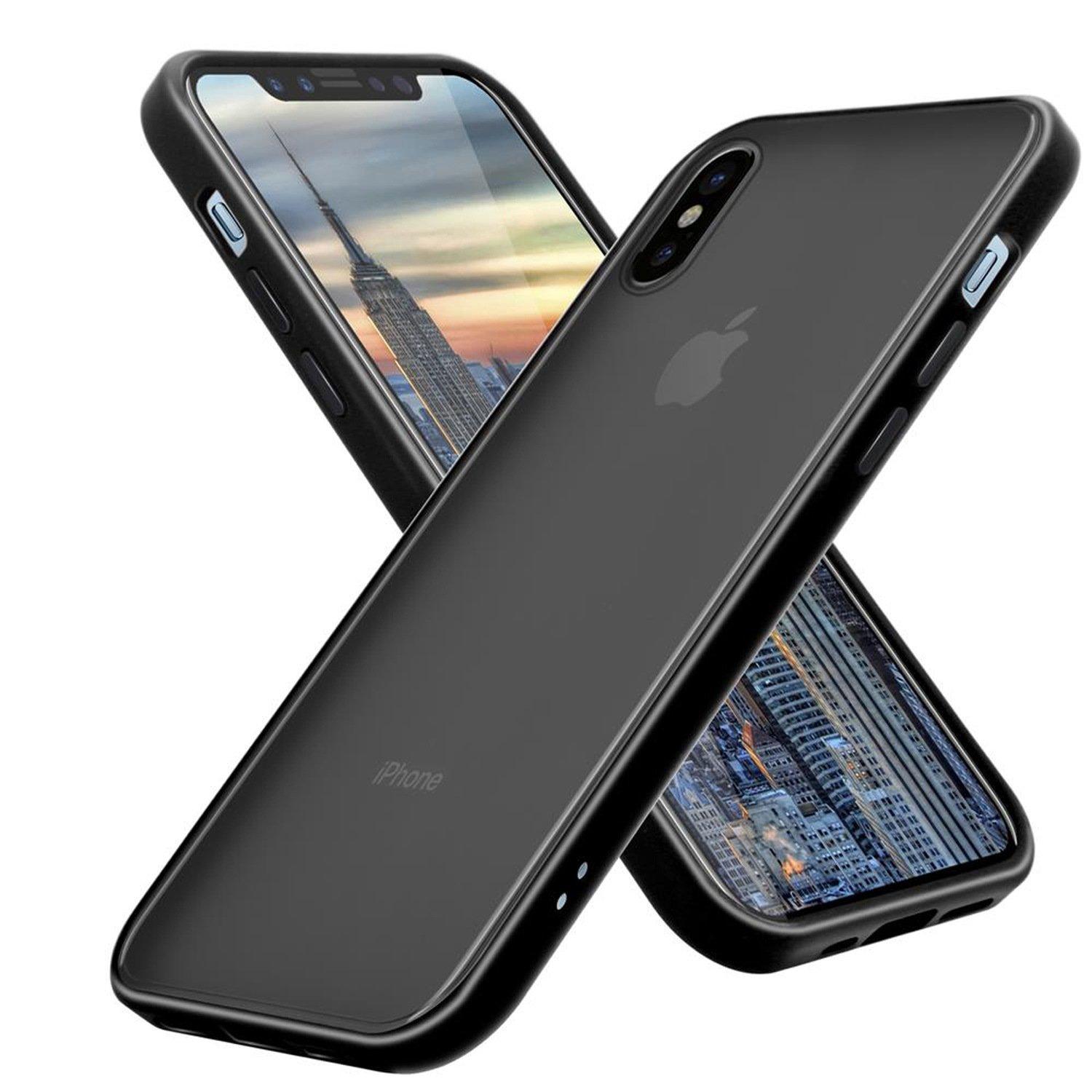 Cadorabo  Hülle für Apple iPhone X  XS Hybrid mit TPU Silikon Innenseite 