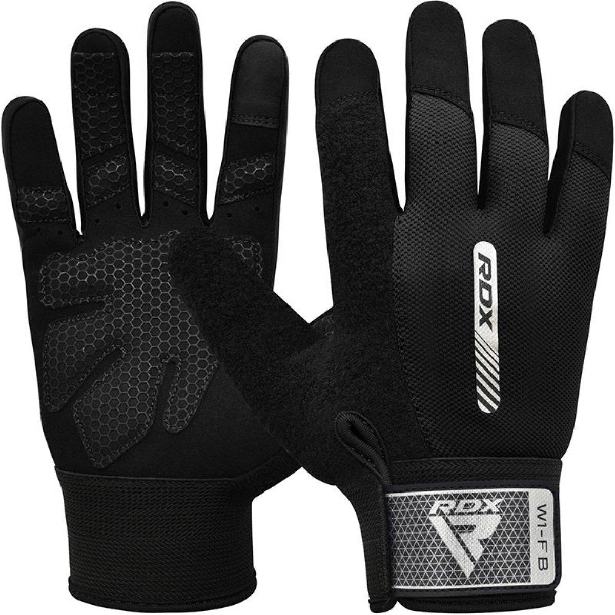 Image of Rdx W1 Vollfinger-turnhandschuhe Unisex Schwarz S