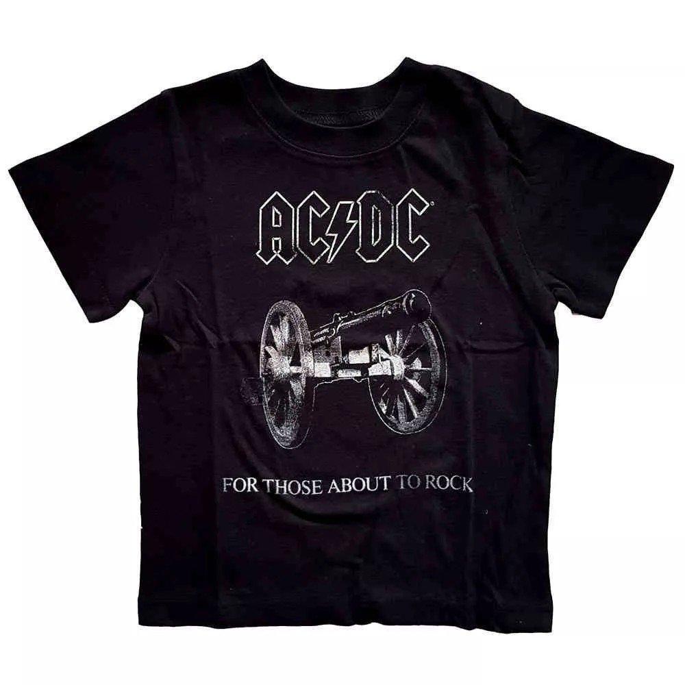 Image of Acdc About To Rock Tshirt Jungen Schwarz 92