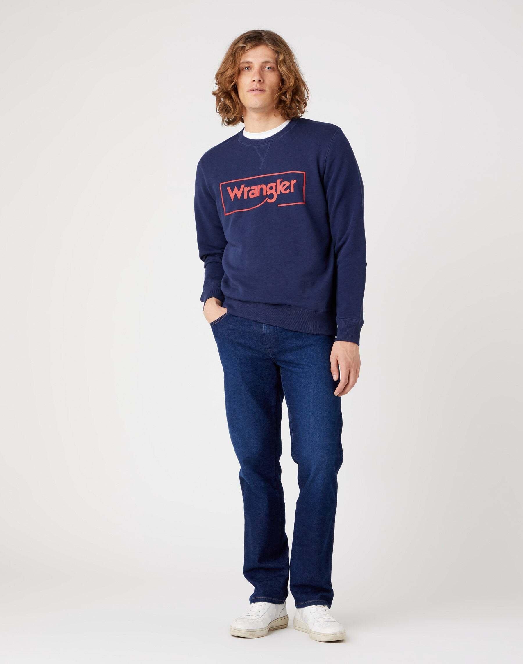 Wrangler  Sweatshirt Frame Logo Crew 