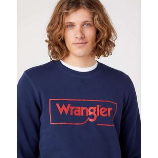 Wrangler  Sweatshirt Frame Logo Crew 