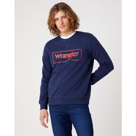 Wrangler  Sweatshirt Frame Logo Crew 