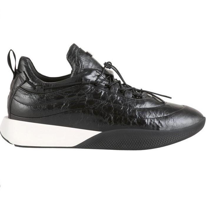 Image of Space - Leder Sneaker Damen Schwarz 36