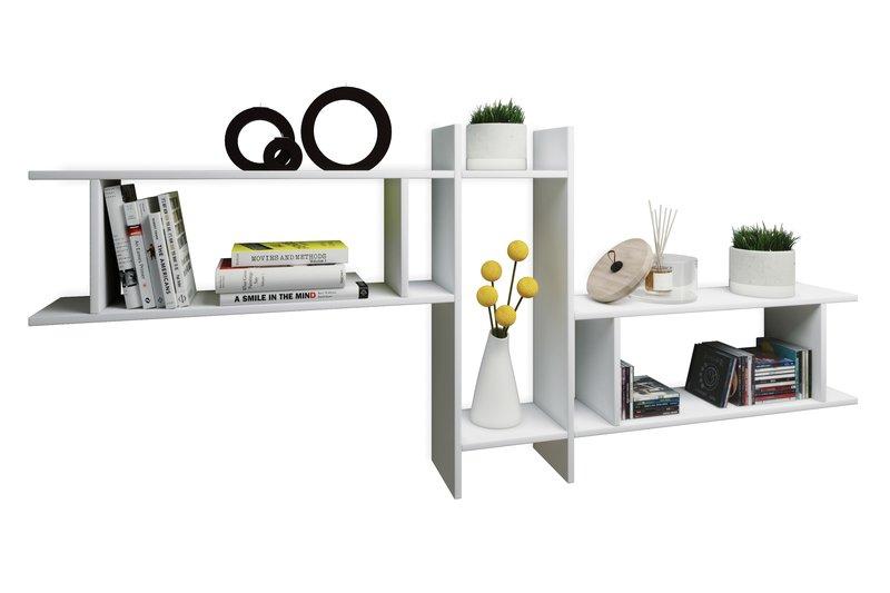 Image of Holz Wandregal Hängeregal Regal Bücherregal Wandboard Deko Board Sirola Maxi Holz Wandregal Hängeregal Regal Bücherregal Wandboard Deko Board Sirola Maxi