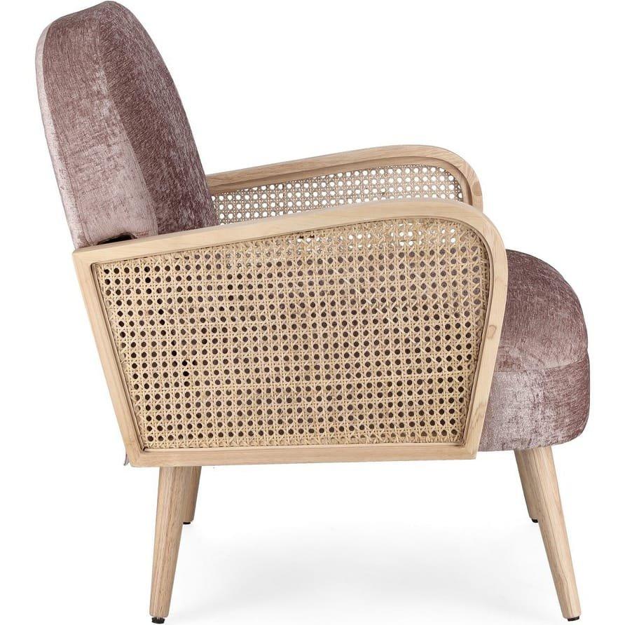 mutoni Fauteuil Dalida vieux rose  