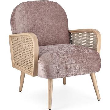 Fauteuil Dalida vieux rose