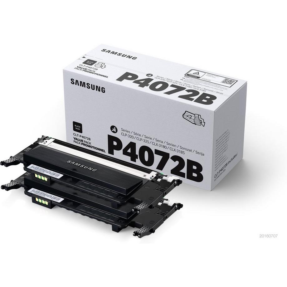 Hewlett-Packard  SAMSUNG Toner-Modul Twin-Pack schwarz SU381A CLP 320/325 2 Stück 