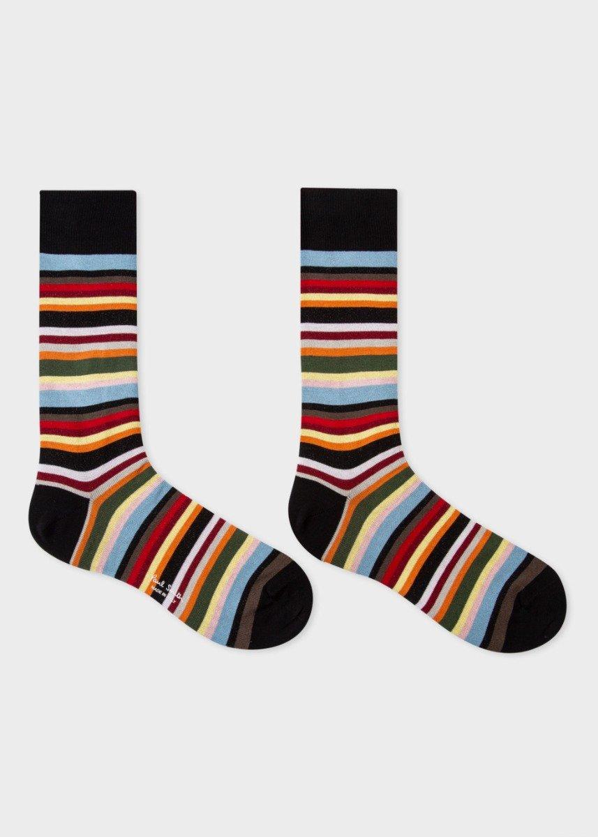 PAUL SMITH New Signature Gestreifte Socken  