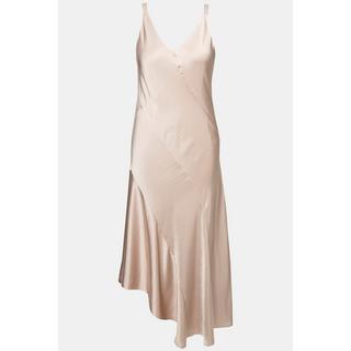 Ulla Popken Abito Maxi Raso Linea A Scollo V Senza Maniche  