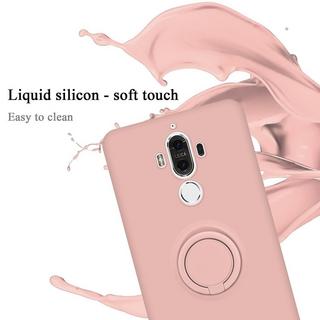 Cadorabo  Hülle für Huawei MATE 9 TPU Silikon mit Ring Liquid 