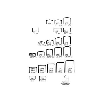 BOSTITCH Heftklammern 14mm STCR501914Z 5000 Stück