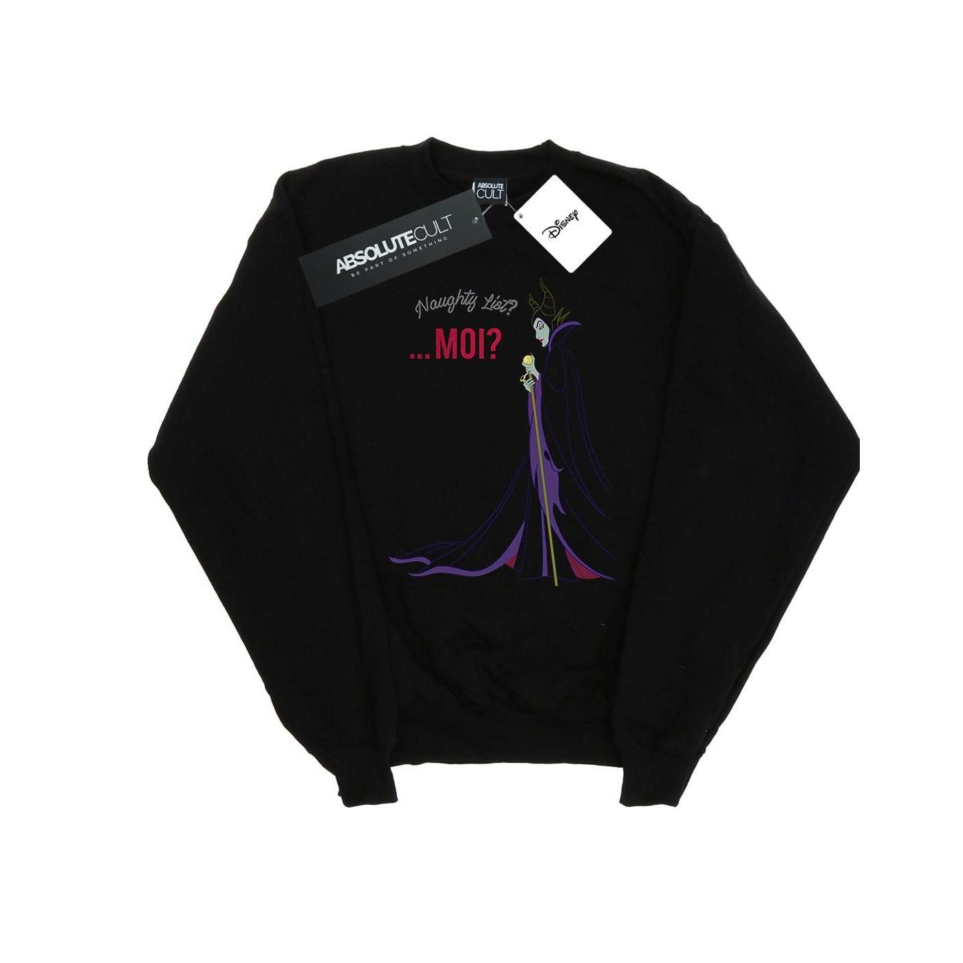 Image of Maleficent Christmas Naughty List Sweatshirt Unisex Schwarz 116
