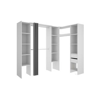 Vente-unique Dressing d'angle extensible DORIAN L12  