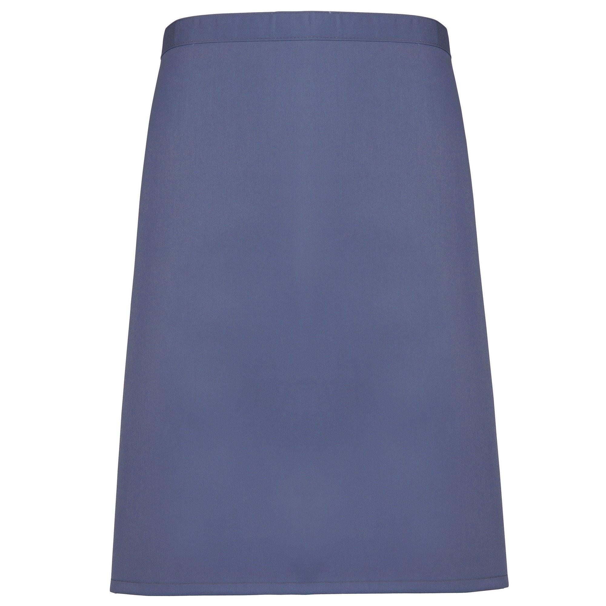 Image of Schürze Halblang Unisex Blau ONE SIZE