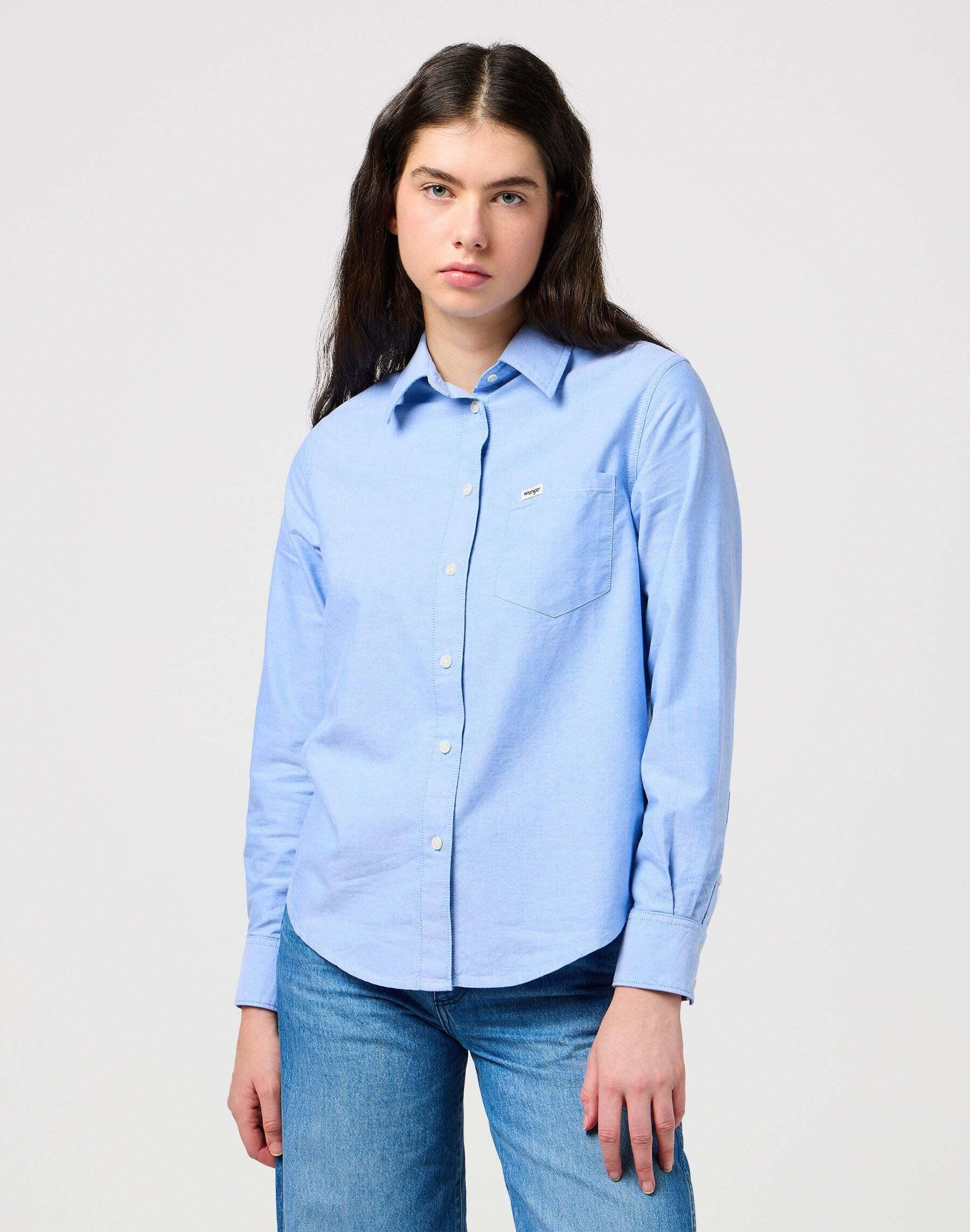 Image of Hemden One Pocket Shirt Damen Hellblau M