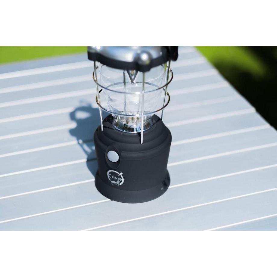 O'Camp  Lanterne de camping - Eclairage 12 LED - Poignée + boussole inclus 