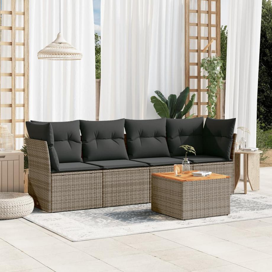 VidaXL Garten sofagarnitur poly-rattan  