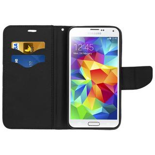 Avizar  Housse Fancy Noir Galaxy S5 et S5 New 