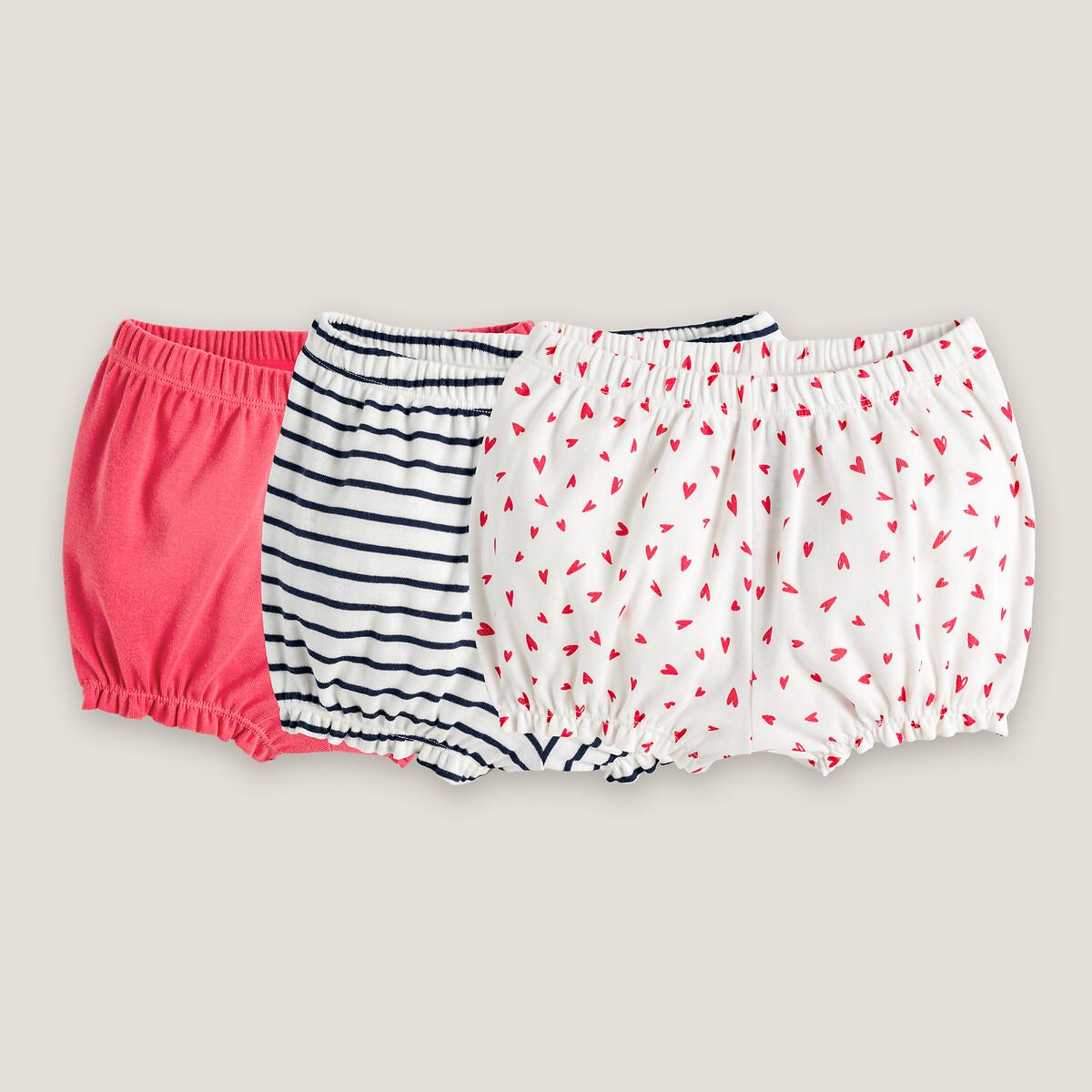 Image of 3er-pack Baby-shorts Unisex Rot 12 mese