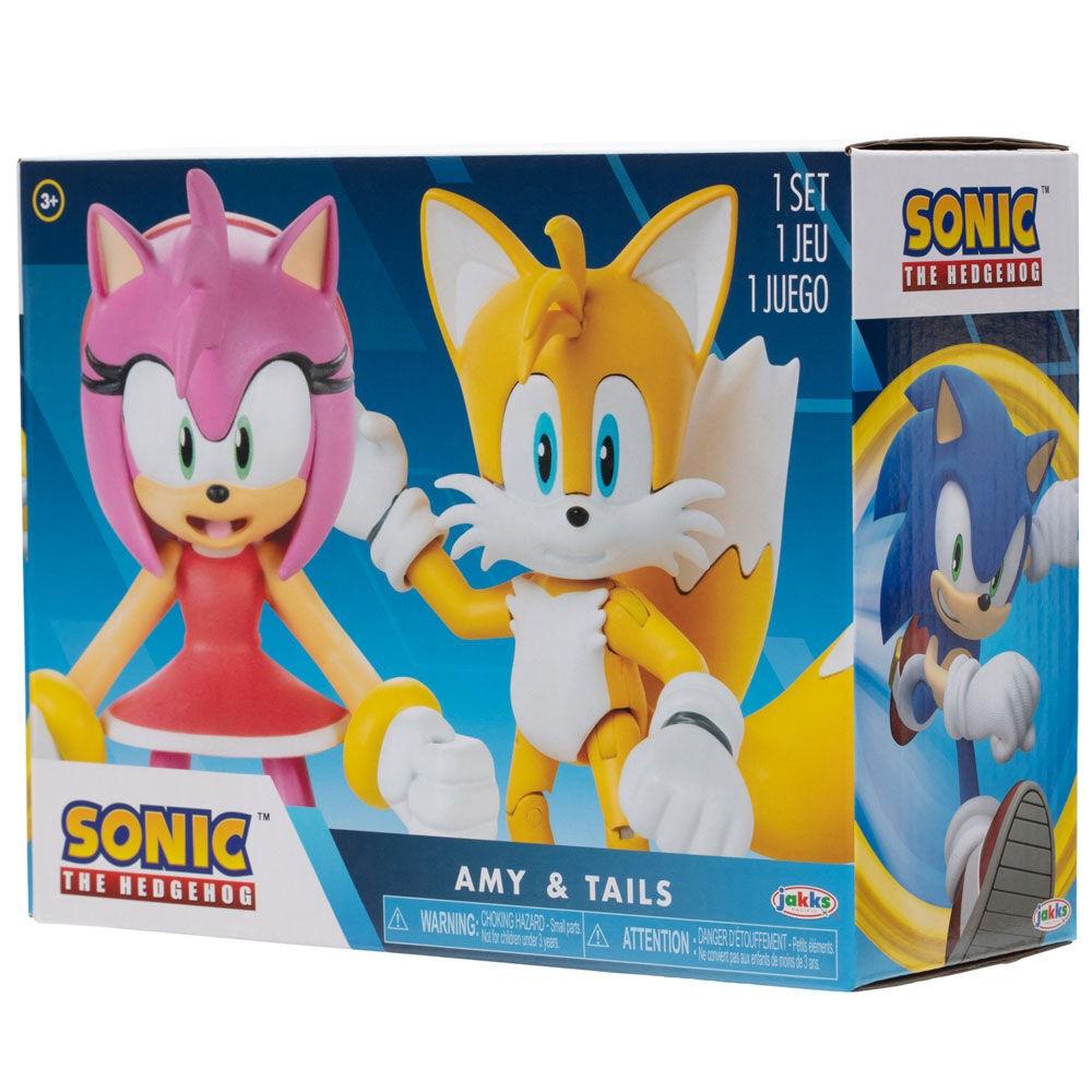 JAKKS Pacific  Sonic The Hedgehog Tails & Modern Army set di figure 10 cm 