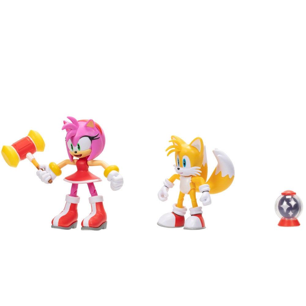 JAKKS Pacific  Sonic The Hedgehog Tails & Modern Army set di figure 10 cm 