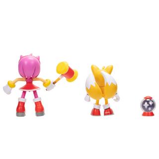 JAKKS Pacific  Sonic The Hedgehog Tails & Modern Army set di figure 10 cm 