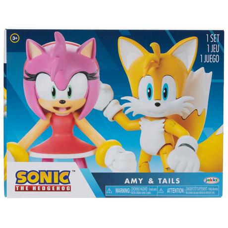 JAKKS Pacific  Sonic The Hedgehog Tails & Modern Army set di figure 10 cm 