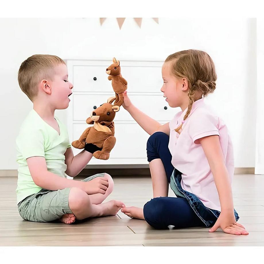 Beleduc  40450 Mutter & Kind Handpuppe Kanga & Juju, Bewährt im Kindergarten 