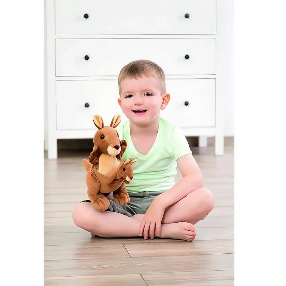 Beleduc  40450 Mutter & Kind Handpuppe Kanga & Juju, Bewährt im Kindergarten 