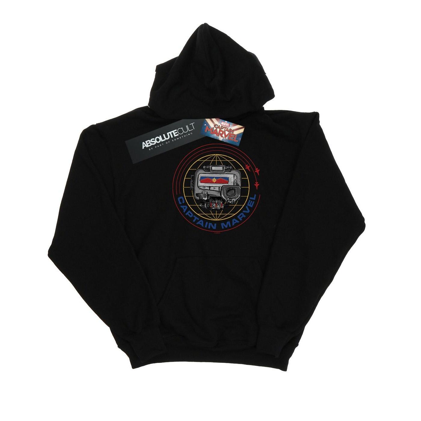 Image of Captain Pager Kapuzenpullover Unisex Schwarz 140/146