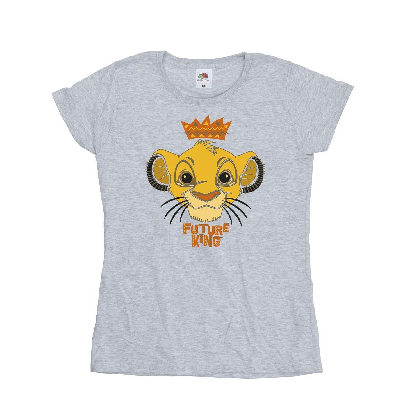 Image of The Lion King Future King Tshirt Damen Grau M