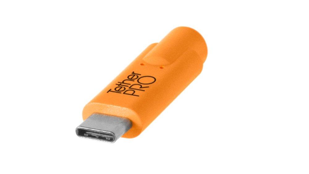 Tether Tools  CUC2615-ORG câble USB 4,6 m USB 2.0 USB C Mini-USB B Orange 