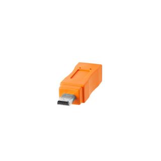 Tether Tools  CUC2615-ORG cavo USB 4,6 m USB 2.0 USB C Mini-USB B Arancione 