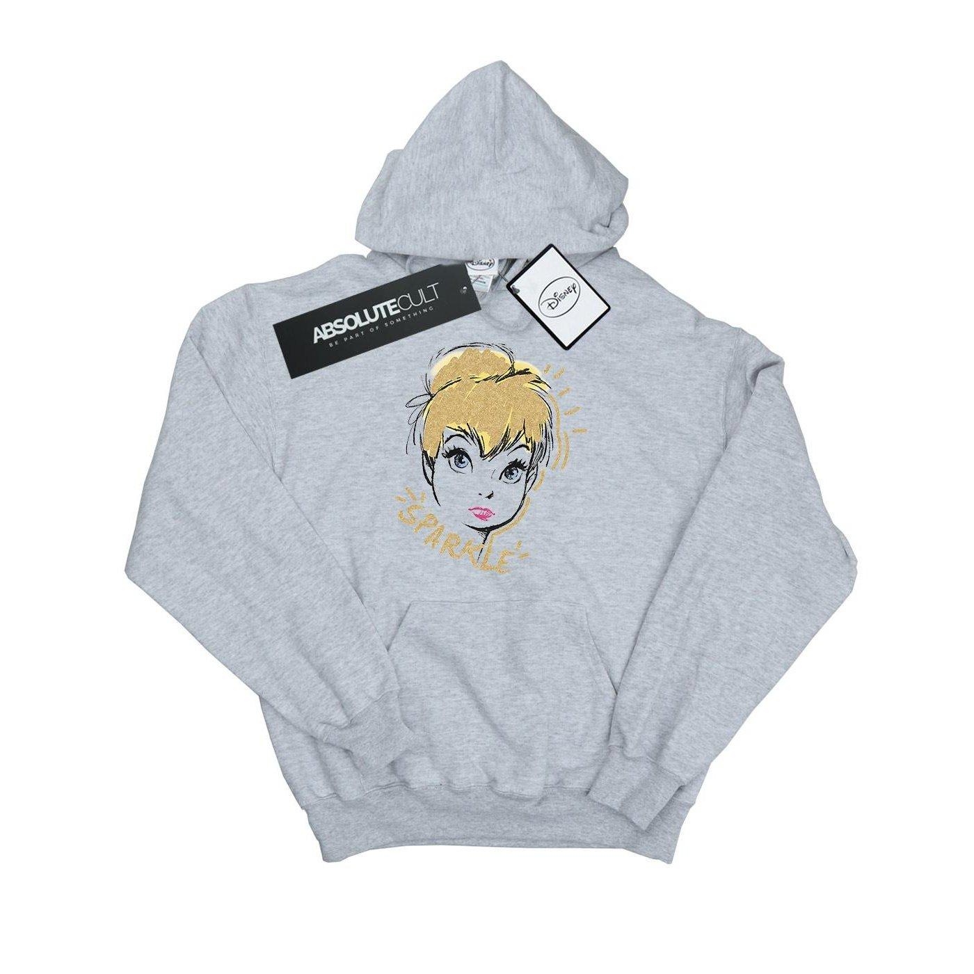 Image of Tinkerbell Sparkle Kapuzenpullover Unisex Grau 128