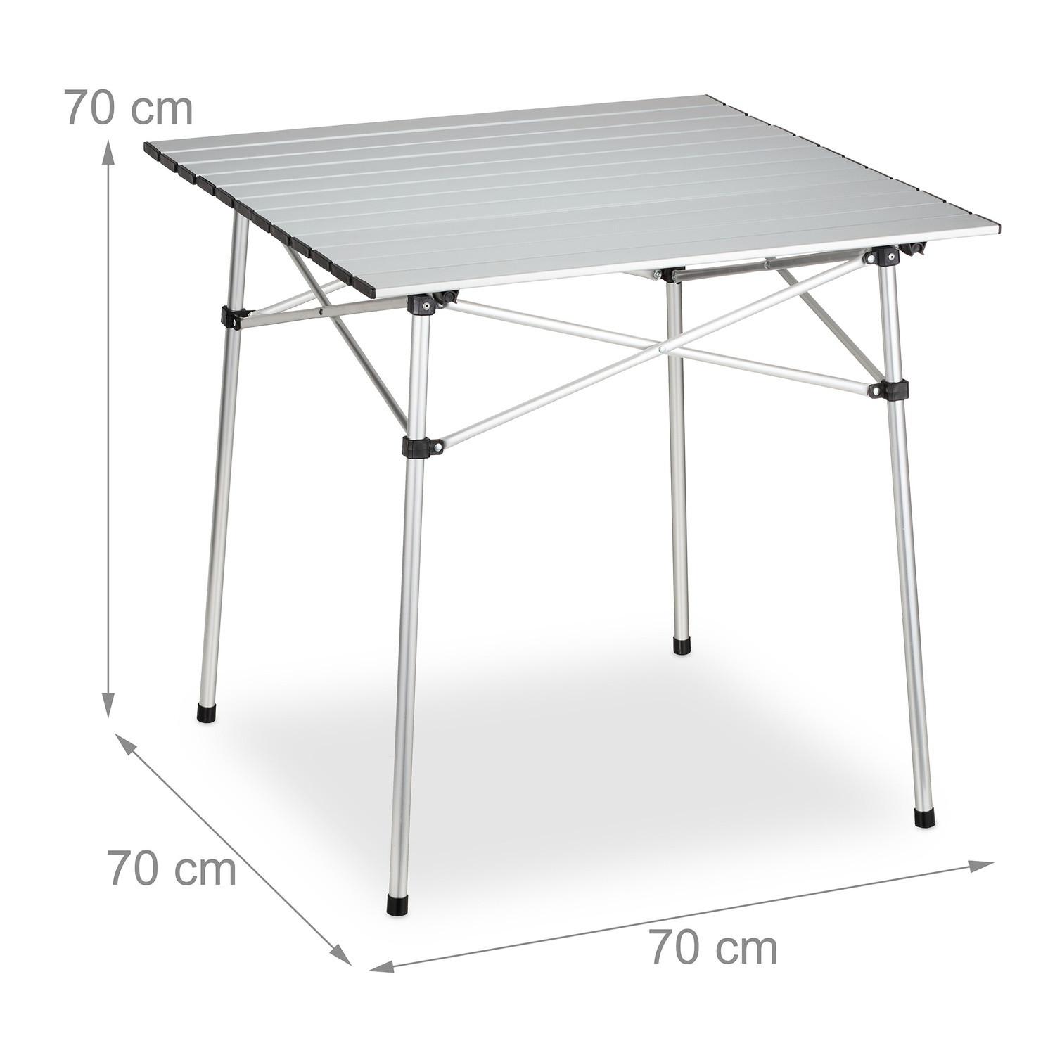 B2X Table pliante en aluminium  