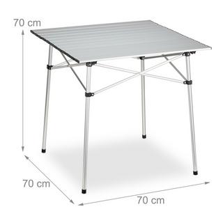 B2X Table pliante en aluminium  