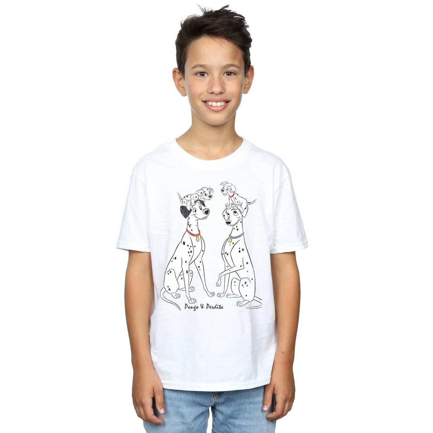 Disney  101 Dalmatians Pongo And Perdita TShirt 